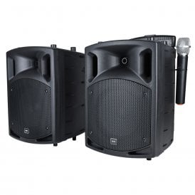 PAV Portable PA Set with UHF Mics, Bluetooth® & DVD