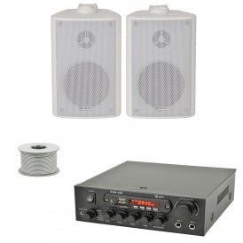 Restaurant, Cafe, Coffee Shop Background Music System 2x Speakers