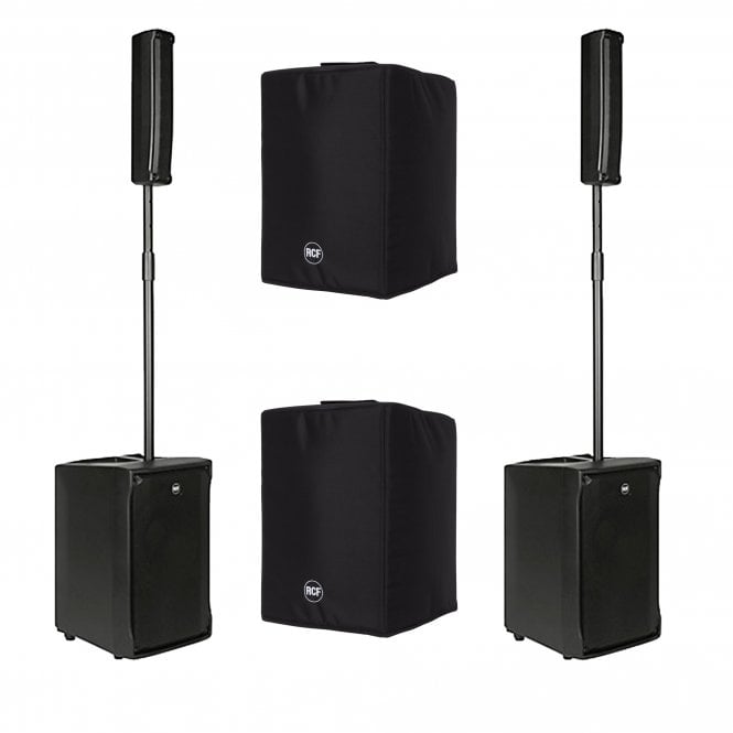 RCF Professional Audio  RCF Evox J8 1,400W Active Two-Way Array Speaker Bundle