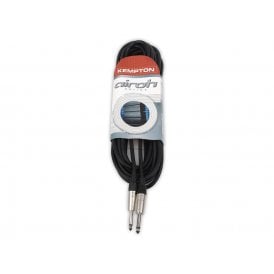 6.35mm Mono Jack Plug - 6.35mm Mono Jack Plug, 2 x 1.5mm Professional Passive Speaker Cable 10m