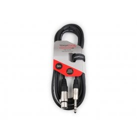 Female XLR - 6.35mm Stereo Jack Plug, Professional Audio Cable 