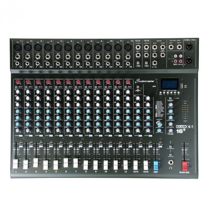 StudioMaster CLUB XS16+ 16 CHANNEL MIXER