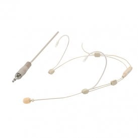 Adjustable Headset Mic flesh coloured headmic – 2 Pole Screw Jack