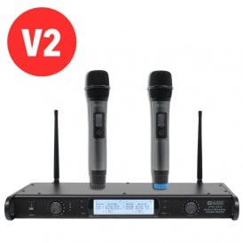 DTM 600H Twin Handheld Diversity System (606.0Mhz-614.0Mhz) V2 Software