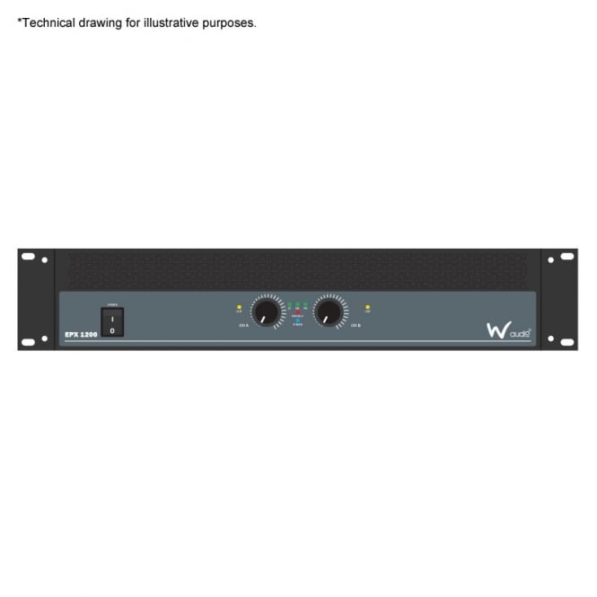 W Audio EPX 1200 Amplifier
