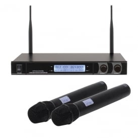 RM 30T Twin UHF Handheld Radio Microphone System (863.1Mhz/864.8Mhz)